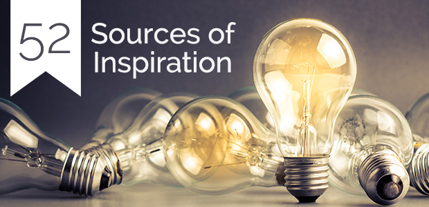52 sources of inspiration